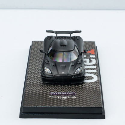 TW 1:64 Coniseger One 1 KNC Full Carbon Black Coniseger Alloy Car Model