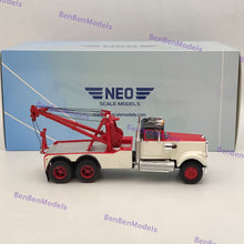 1:43 NEO White Road Boss Tow Truck 1977 White/Red Resin NEO45777 Ultra Rare