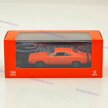 1:64 Mini Forge 1969 Charger R/T Red Diecast Metal Car Limited Collection