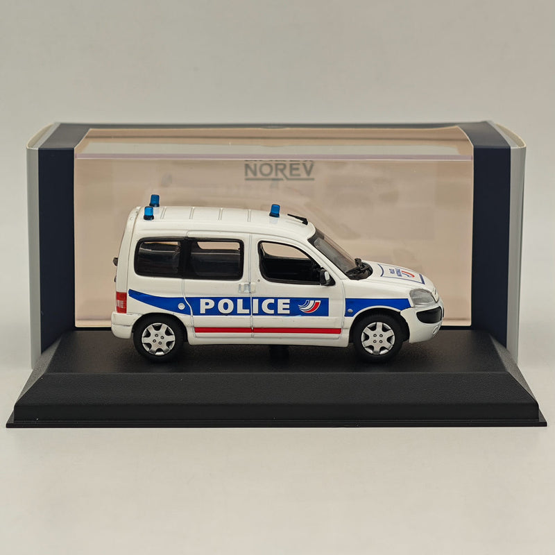 1/43 Norev CITROEN BERLINGO 2004 Police fluviale Paris Diecast Model Cars White