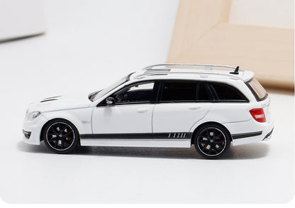 Flame 1:64 C63 V8 Edition 507 Wagon Travel Simulation Alloy Car Model