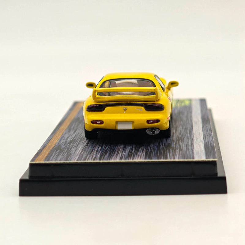 Hobby Japan 1/64 Mazda RX-7 (FD3S) RedSuns Initial D Open Headlights HJ645007DB Diecast Model Collection