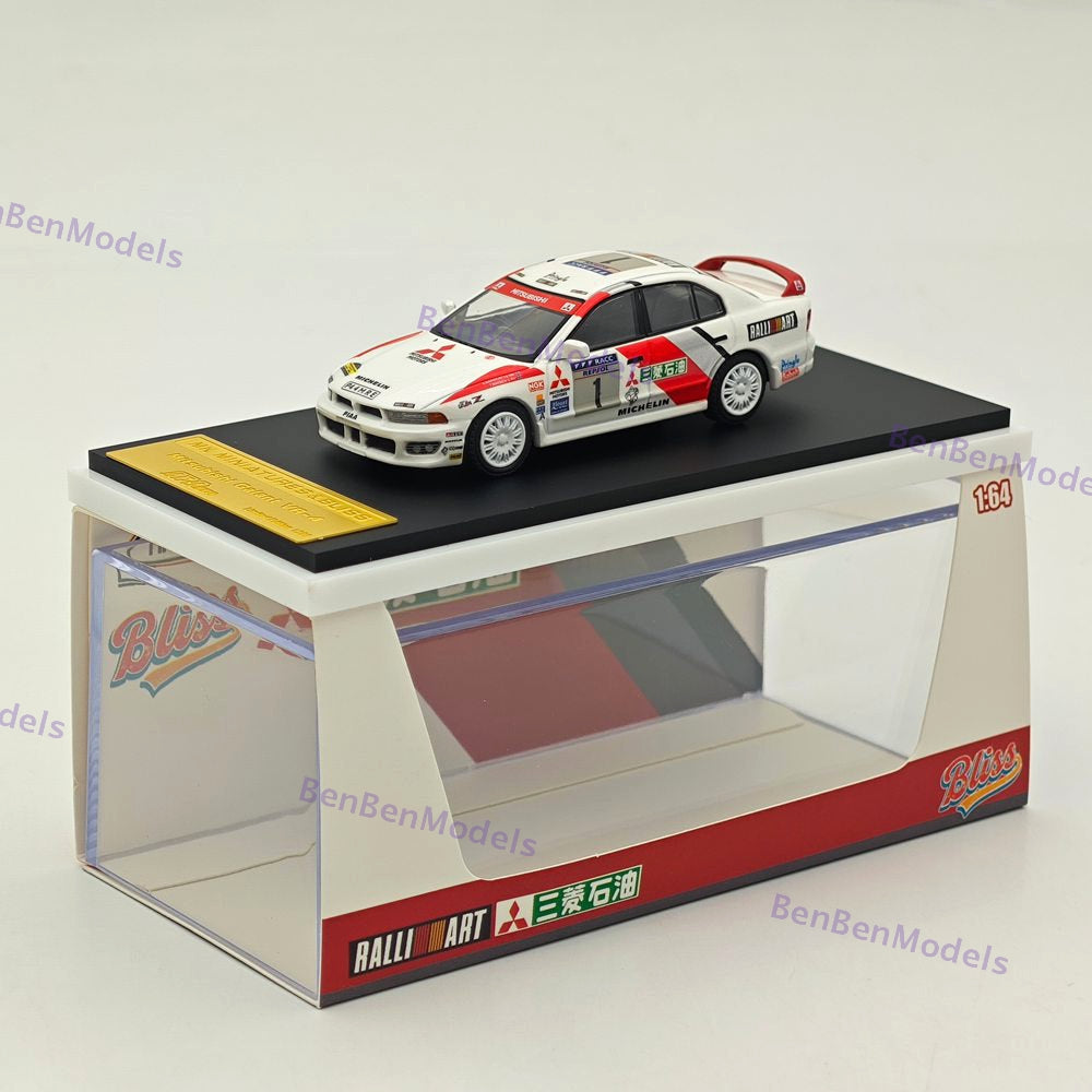 1/64 MK Miniatures Mitsubishi Galant VR-4 White #1 APA xpo Diecast Metal Car