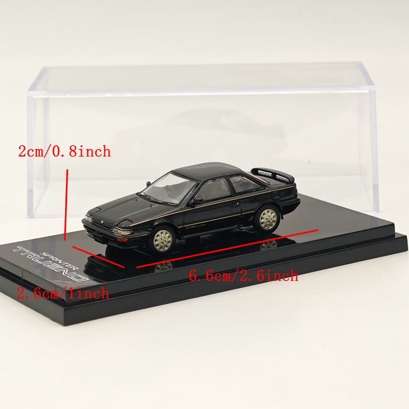 Hobby Japan 1/64 Toyota SPRINTER TRUENO GT APEX Limited AE92 Black Metallic HJ642060BK Diecast Model Car