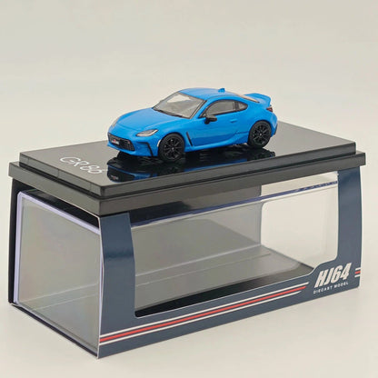 Hobby Japan 1:64 GR86 RZ With Rear Spoiler Diecast Alloy Model Car HJ644048BL