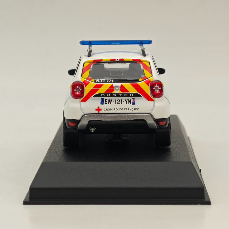 1/43 Norev Dacia Duster 2020 Ambulance VLTT 77 Diecast Model Cars Limited White