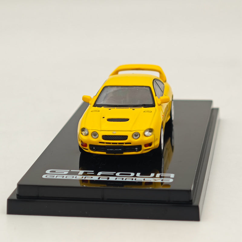 1/64 Hobby Japan Toyota CELICA GT-FOUR ST205 JDM STYLE Yellow HJ642064AY Diecast