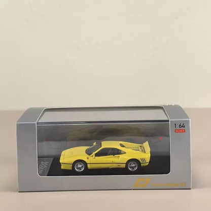 Hone Model 1/64 Ferrari 288 GTO Modèles moulés sous pression Miniature de voiture Collection limitée 