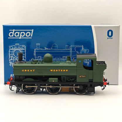 Dapol 7s-007-010 O Gauge Class 57xx Pannier Great Western Green 8784 21DCC
