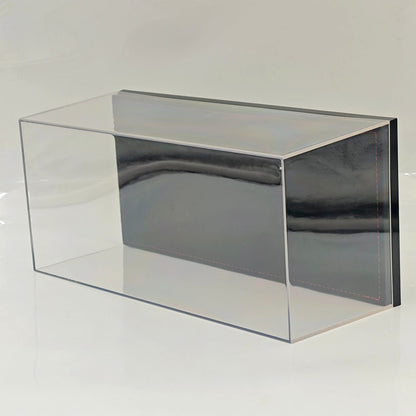 1:18 Dustproof Acrylic Display Case Flocked Base For Diecast Car Collectibles Storage