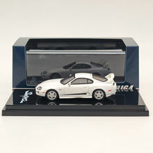Hobby Japan 1/64 Toyota SUPRA RZ JZA80 VERSION PERSONNALISÉE ORIGINALE avec ActiveSpoiler Blanc HJ643042W Modèles moulés sous pression Collection de voitures 