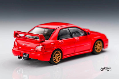 Furuya 1:64 SUBRARU Impreza WRX STi GD/GG Diecast Toys Car Collection Gifts Limited Edition