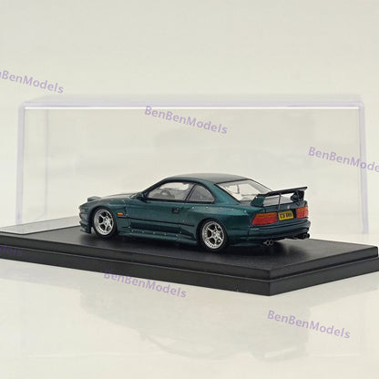 Rhino Model RM 1/64 BMW 850CSi E31 Coupe WideBody Sport Model Diecast Green