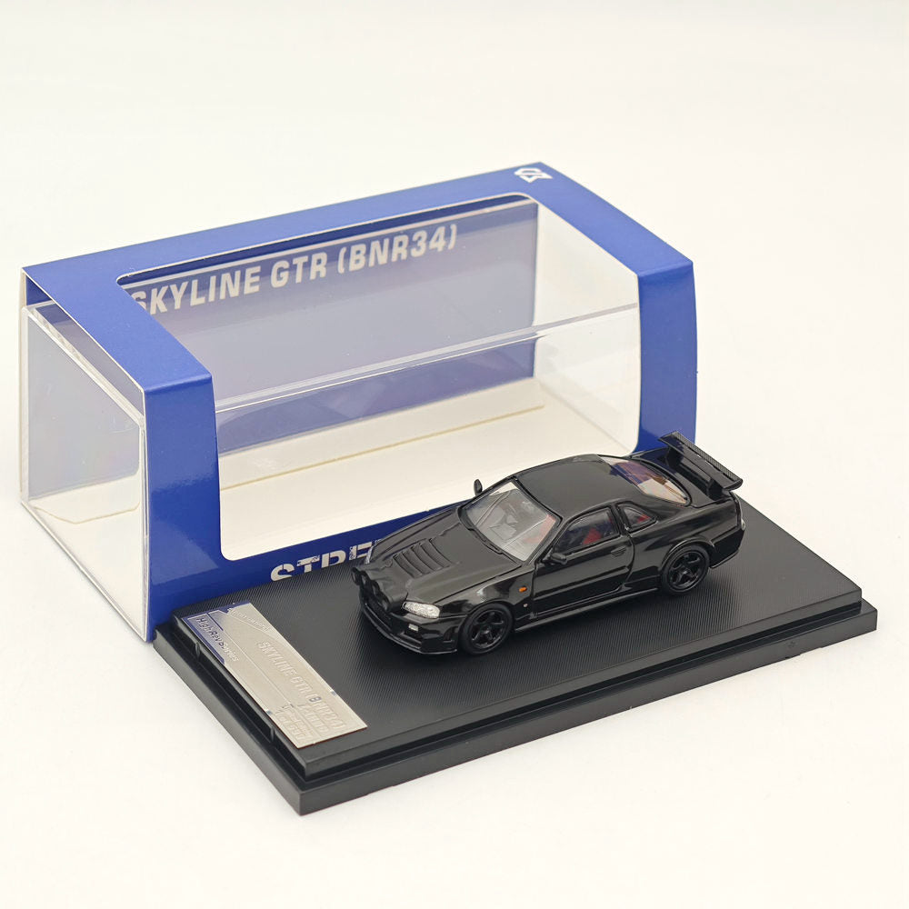 STREET WARRIOR 1/64 Nissan Skyline GTR BNR-34 Z-Tune Black STREET WARRIOR 1/64 Nissan Skyline GTR BNR-34 Z-Tune Black