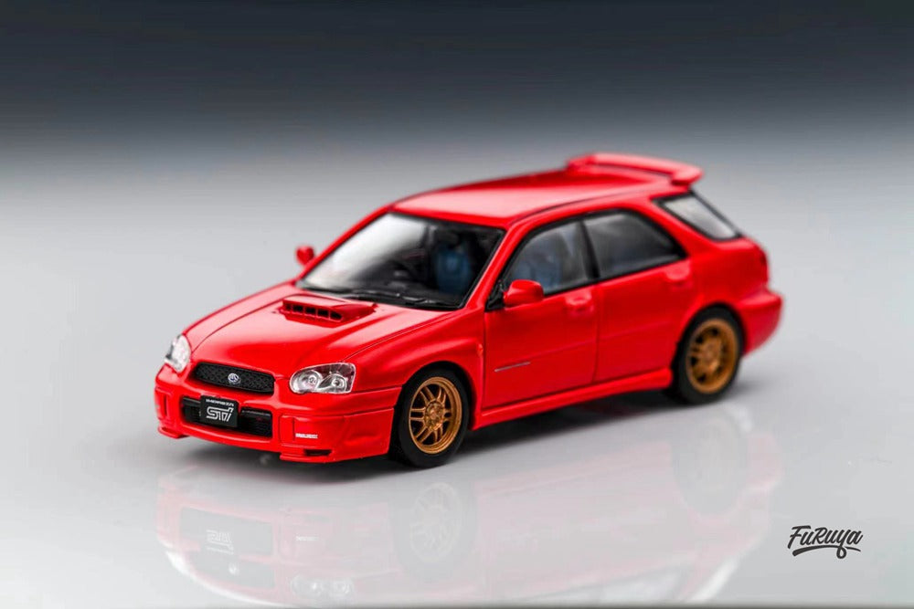 Furuya 1:64 SUBRARU Impreza WRX STi GD/GG Diecast Toys Car Collection Gifts Limited Edition