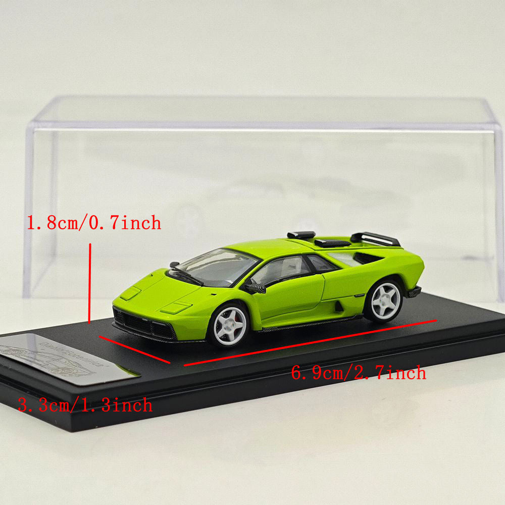 Rhino Model RM 1:64 Diablo Eccentrica Green/Silvery with detachable tailgate Diecast Model Car Collectible