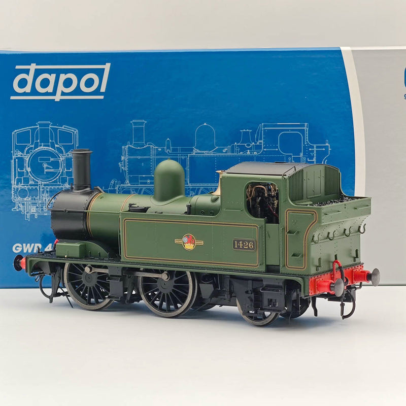 Dapol 7S-006-023 O Gauge 14xx Class BR Early Lined Green 1426 21DCC - Locomotive