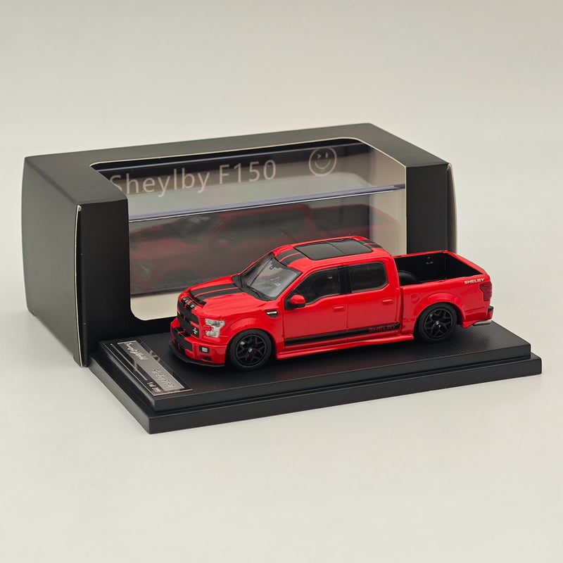 Funny Model 1/64 Scale Ford SHELBY F-150 Shelby Super Snake Pickup Diecast Red