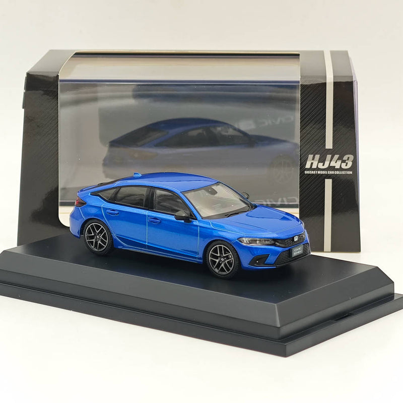 Hobby Japan 1/43 Honda CIVIC(FL4) e:HEV Plemium Crystal Blue Metallic HJ433003BL