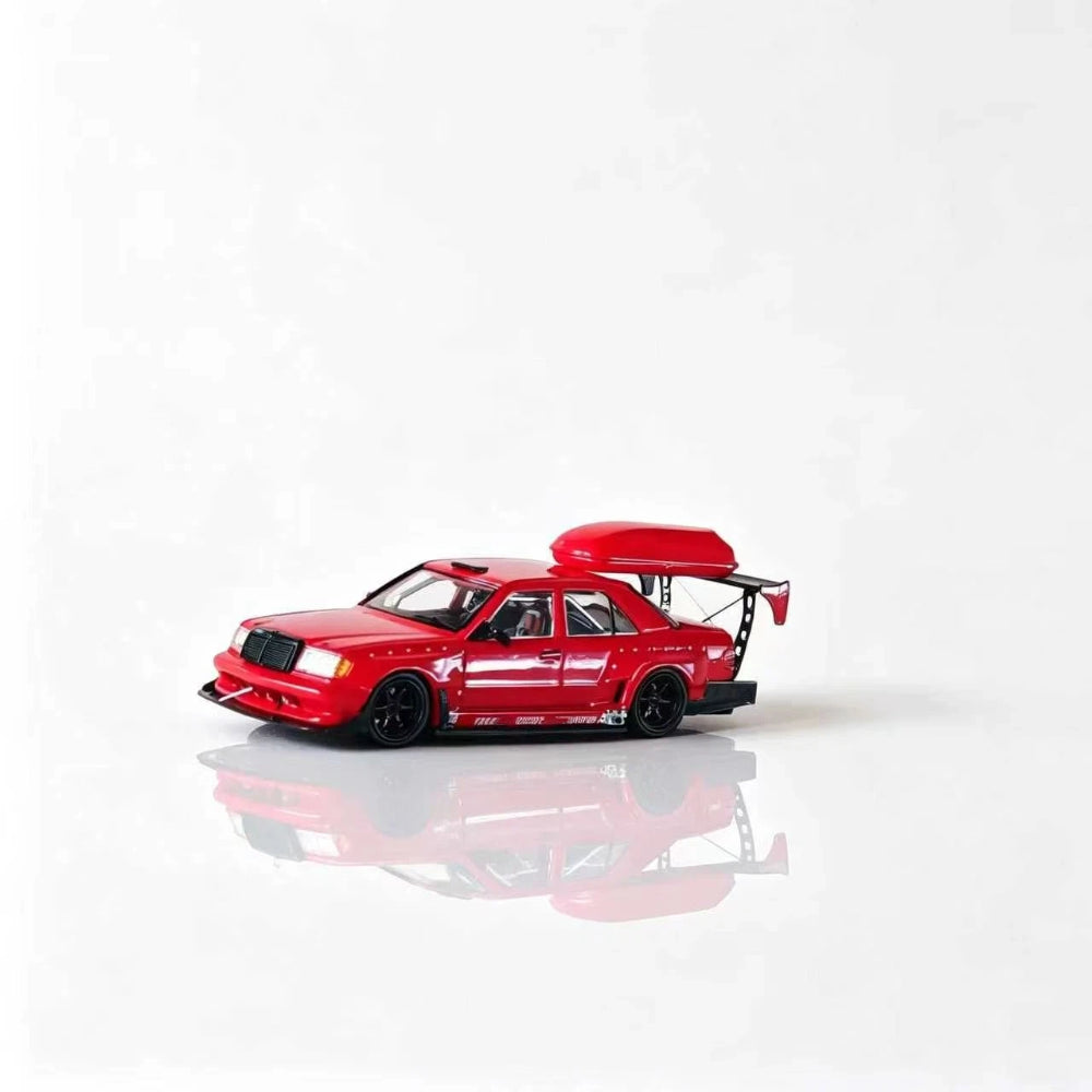 Pre-Order Fei Xiang FX 1:64 W124 Widebody Red Diecast Alloy Car Model Limited Collection