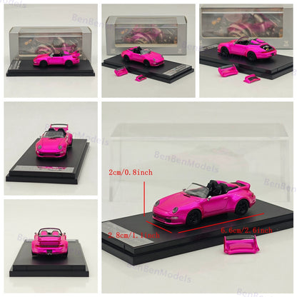 SW 1:64 Porsche Gunther Werks 993 Remastered Diecast Model Car - Four styles are