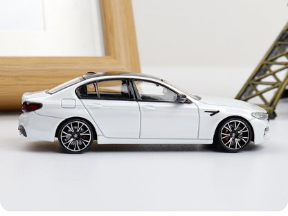 HM 1:64 Scale M5 F90 Four-Door Coupe Die-Cast Toys Car Model Collection 5 Series
