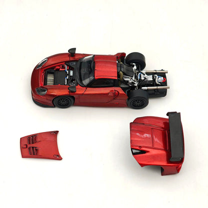 Transcend model TSD 1:64 911 GT1 24h LeMans 1997 Carbon Fiber Opening Hood Diecast Model Car Limited Collection