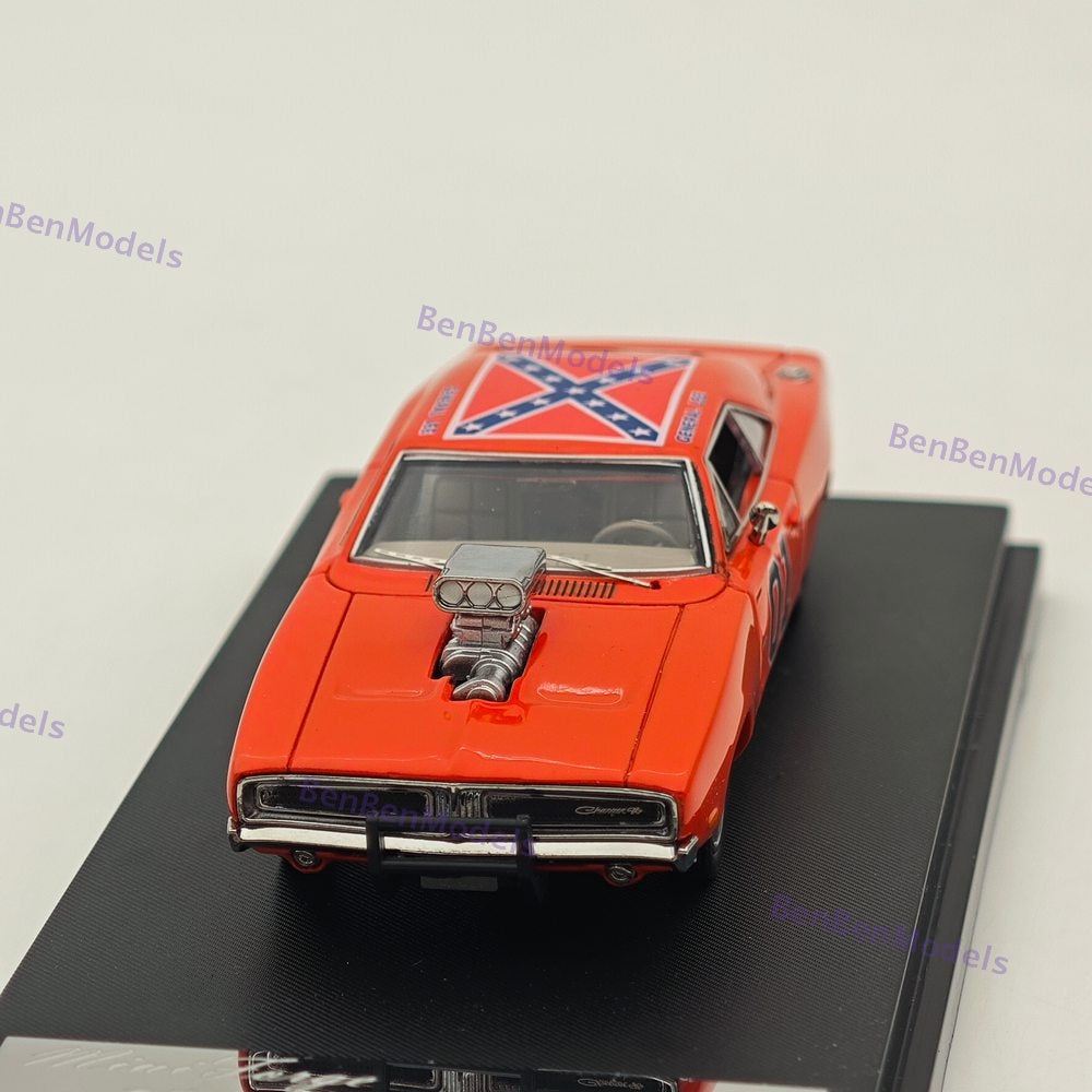 Mini Forge 1:64 1969 Dodge Charger R/T General Lee Red Diecast