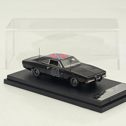 Mini Forge 1:64 1969 Charger RT style General Lee / with 1600 HP Twin-Turbo LS Diecast Motor Limited Edition Diecast Model Car