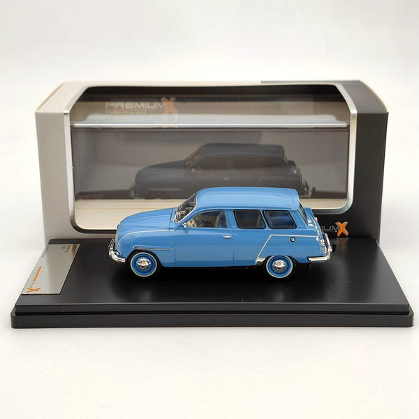 Premium X 1:43 SAAB 95 1961 PRD451 Diecast Models Car Limited Collection Blue Toys Gift