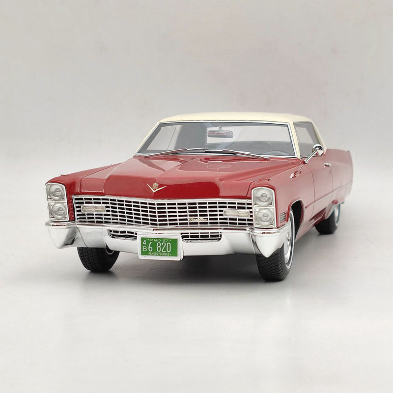 BOS 1:18 1967 Cadillac DeVille Red BOS240 Resin Models Car Limited Collection