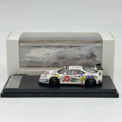 Ghost Player 1/64 F40 LBWK Graffiti Livery Racing Sports Model Diecast Model Car Limited Collection