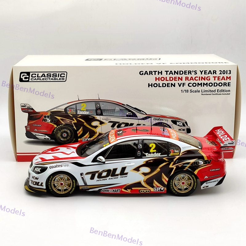 Classic Carlectables 1:18 Garth Tander's 2013 Toll VF Commodore #2 18534