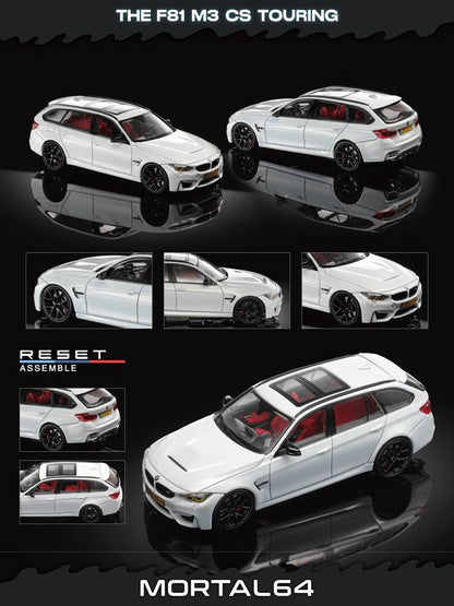 Mortal 1:64 BMW F81 M3 CS Touring Performance Coupe Limited Collection Model Diecast Car Toys Gift New