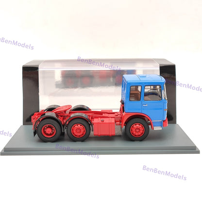 NEO 1/43 MAN 16304 F7 1968 Tractor Truck Blue Resin Model Car Limited Collection