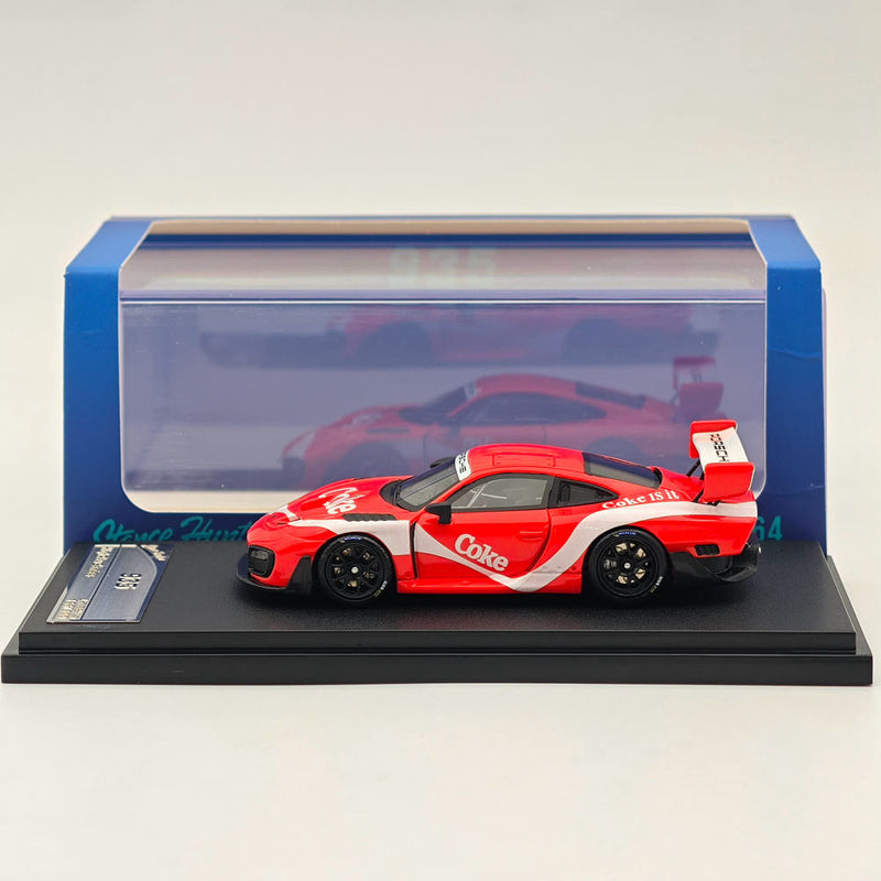 1/64 Stance Hunters Porsche 935 High REV Series Red Resin Models Car Limited 499 Collection