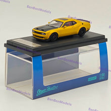 1:64 SH Dodge SRT Hellcat Hood Opens Yellow Diecast Model Car Limited Collection