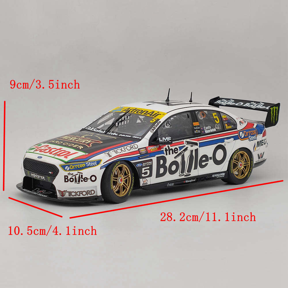 1/18 Apex Ford Racing Team #5 Winterbottom/Canto 2017 Bathurst 1000 AD81426 Diecast Models Car Limited Collection