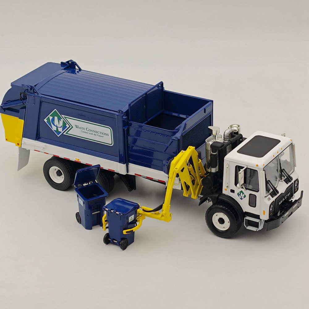 First Gear 1:34 Mack TerraPro Side Load Refuse Truck Blue 10-4167 Diecast Truck