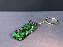 E Model N Scale M4 GT3 Race Car Keychain Diecast Model Magnet Refrigerator Sticker