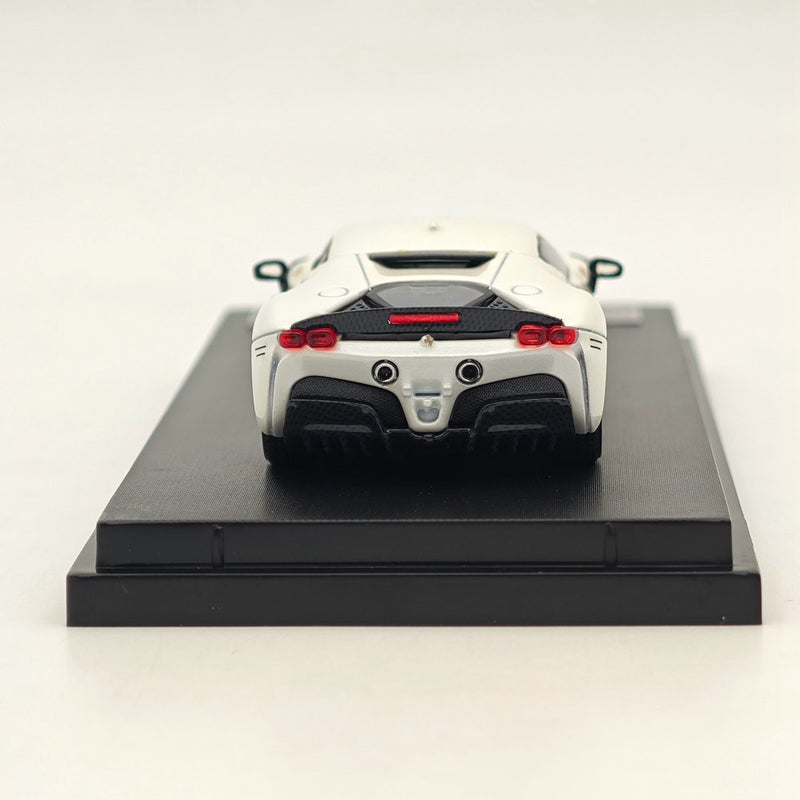 Fine model 1:64 Scale Novitec Ferrari SF90 Diecast Models Car Collections White