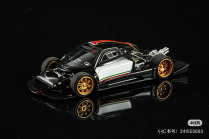 1/64 Almost Real Zonda R White Italian Livery HEC 2026 Diecast Model Toys Car