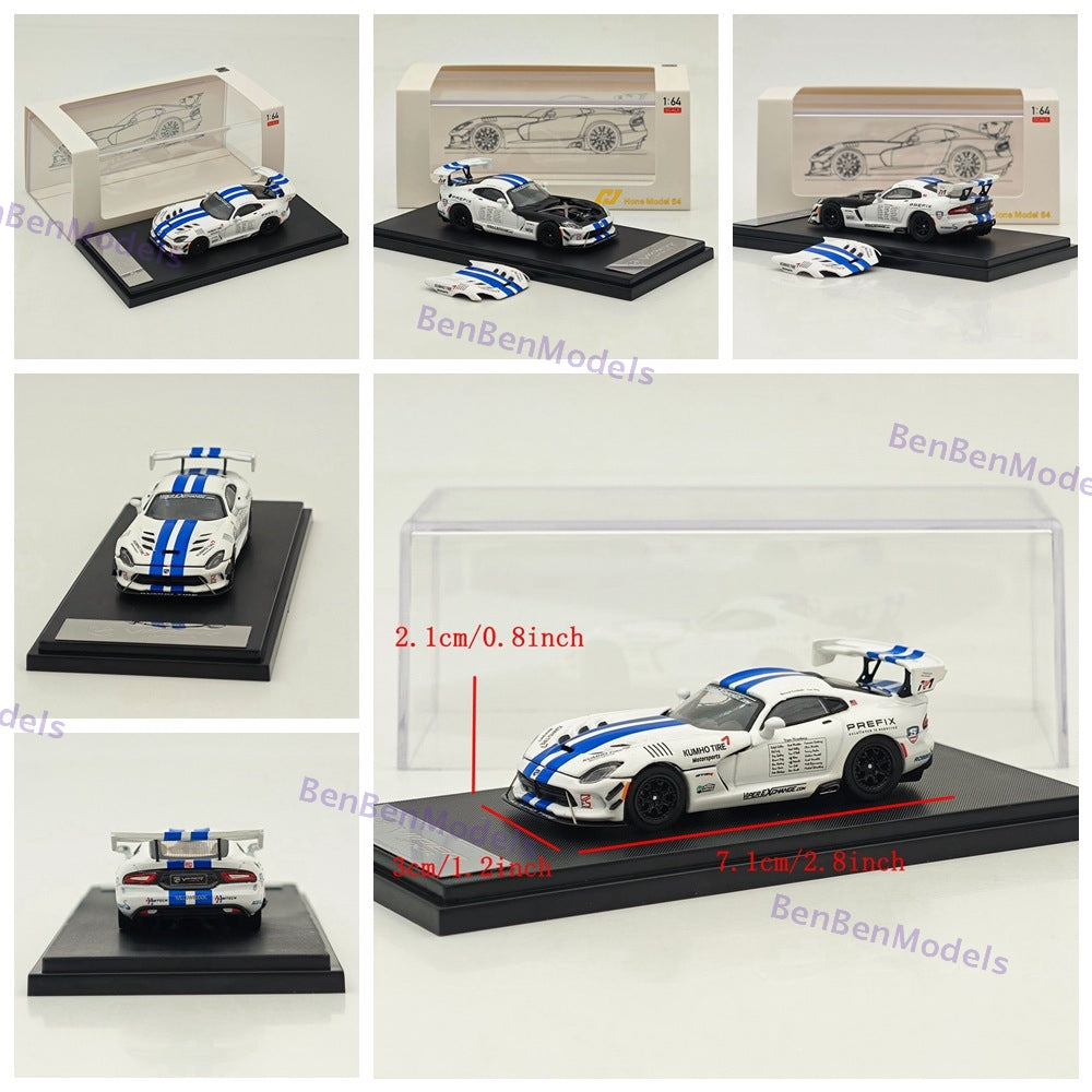 Hone Model 1/64 Dg Viper MK3 ACR Racing Sports Diecast Model Car Limited