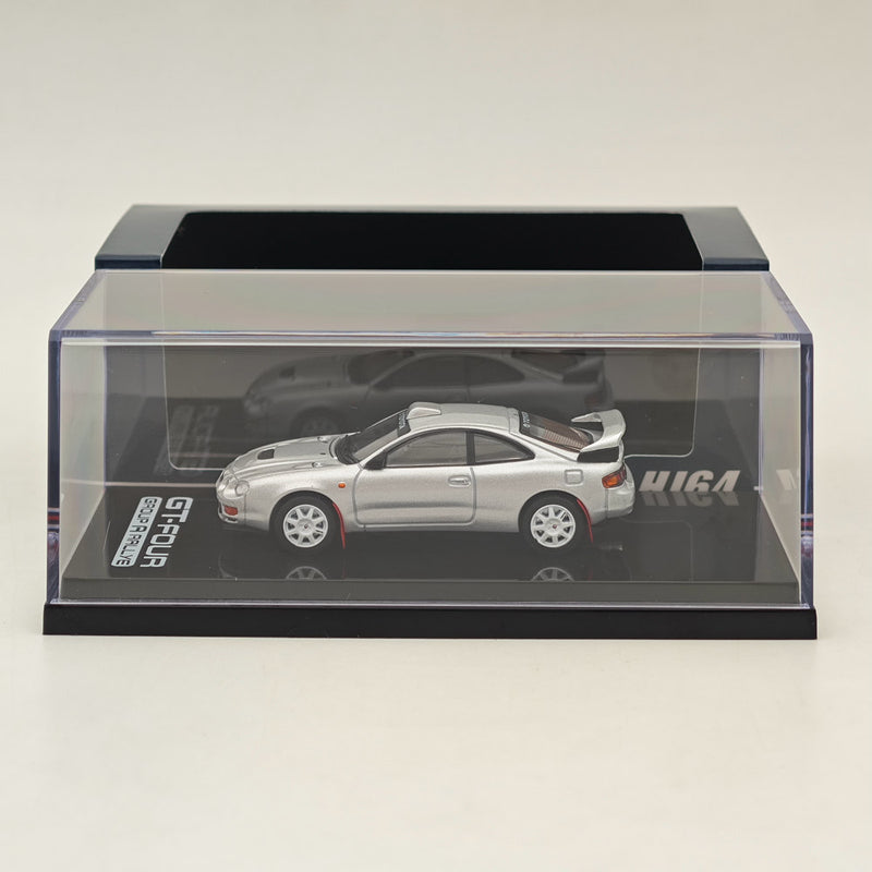 Hobby Japan 1/64 Toyota CELICA GT-FOUR WRC Edition (ST205) Customized Version / 8 Spokes Wheel HJ641064CS Silver Diecast Models Car Collection