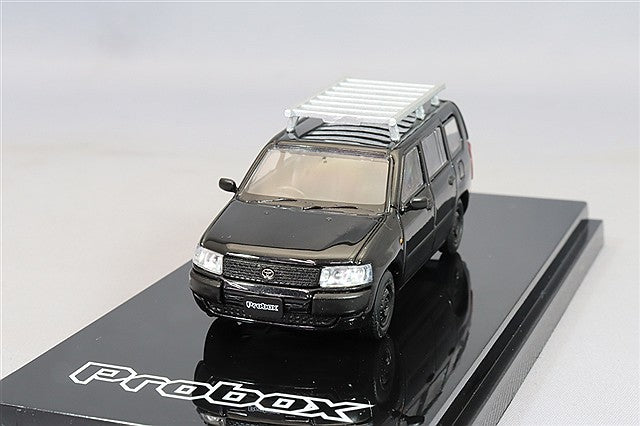 1/64 Hobby Japan Toyota PROBOX Customized ver. w/ROOF CARRIER Black HJ642062BK