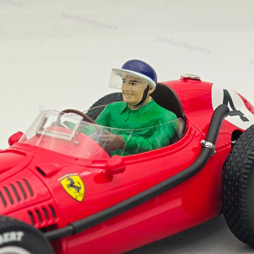 Tecno 1/18 Ferrari Dino 246 F1 Winner France GP 1958 M.Hawthorn #4 TMD18-116C