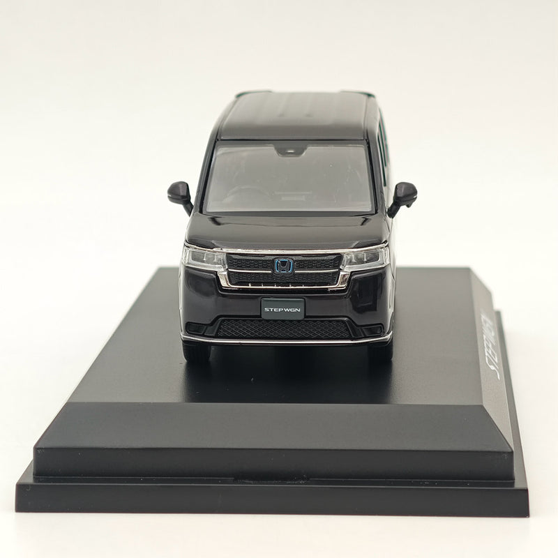 Hobby Japan 1/43 Honda STEP WGN e:HEV SPADA Twilight Mist Black (P) HJ432004P Diecast Model Car Limited Collection