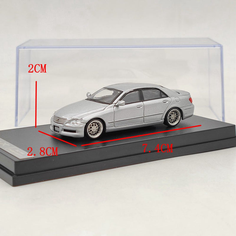 HunterGarage 1:64 Toyota MARK X Reiz Diecast Toys Car Models Miniature Vehicle Hobby Collectible Gifts