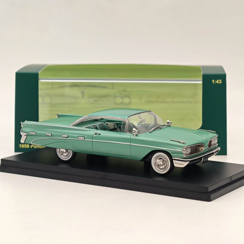 1/43 GFCC 1959 Pontiac Bonneville Hardtop Green Diecast Model Car Collection