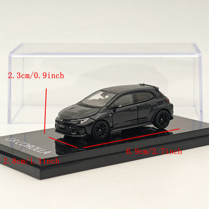 1:64 Hobby Japan Toyota GR COROLLA RZ Precious Black Pearl HJ641067BK Diecast Car Models In Stock - US